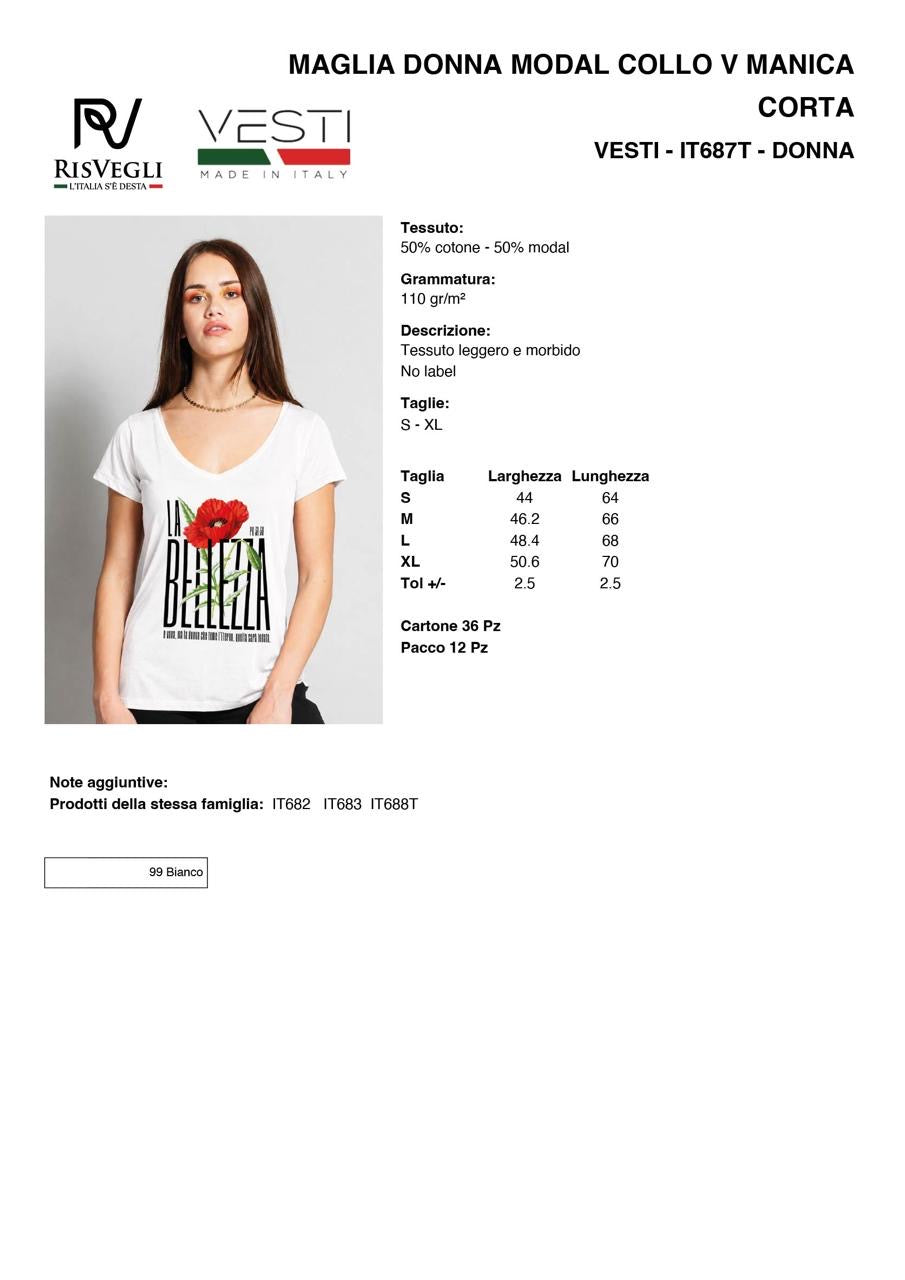T-Shirt La Bellezza - RisVegli